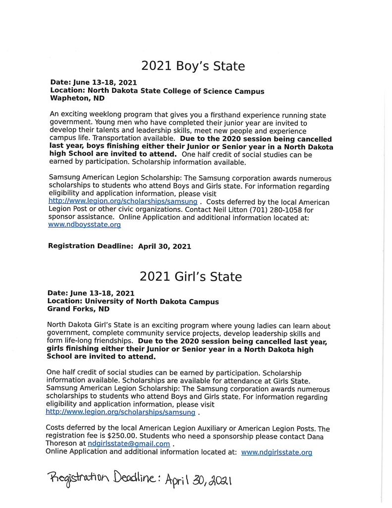 Boys and Girls State