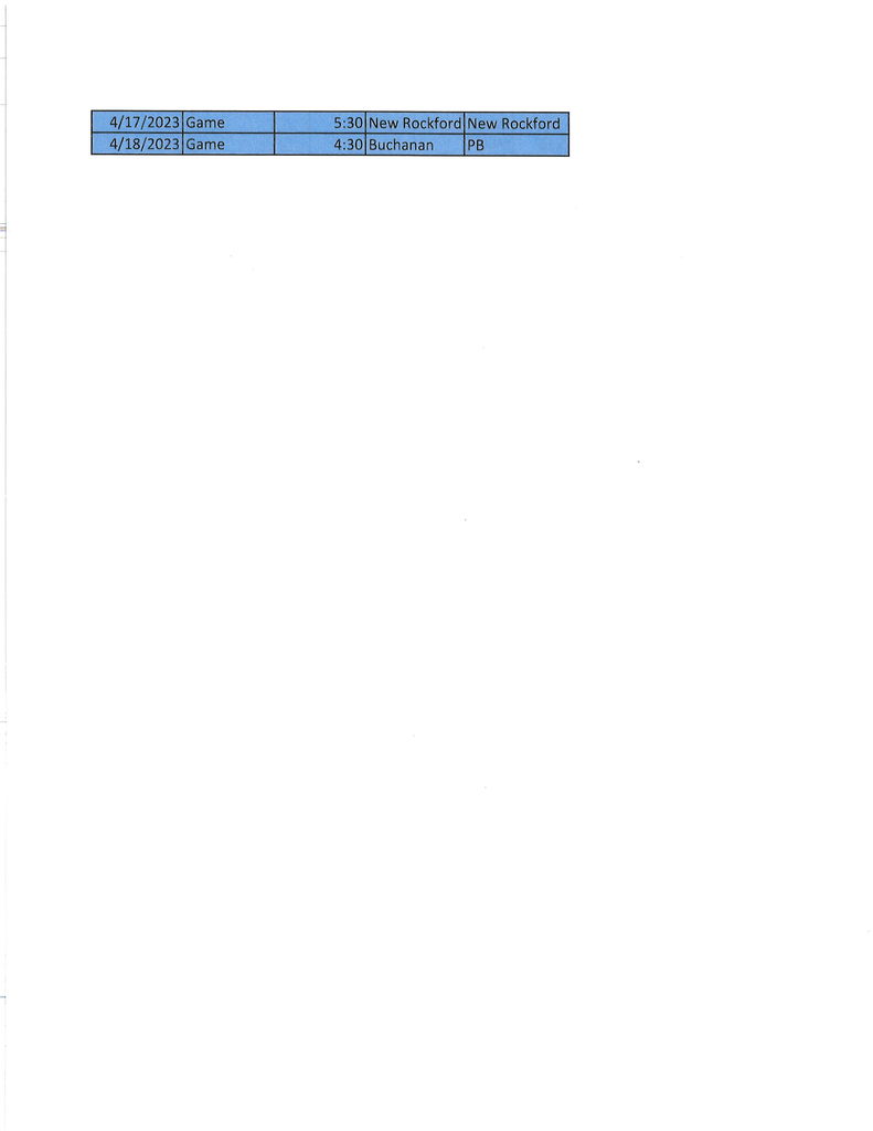 E-VB Schedule 2